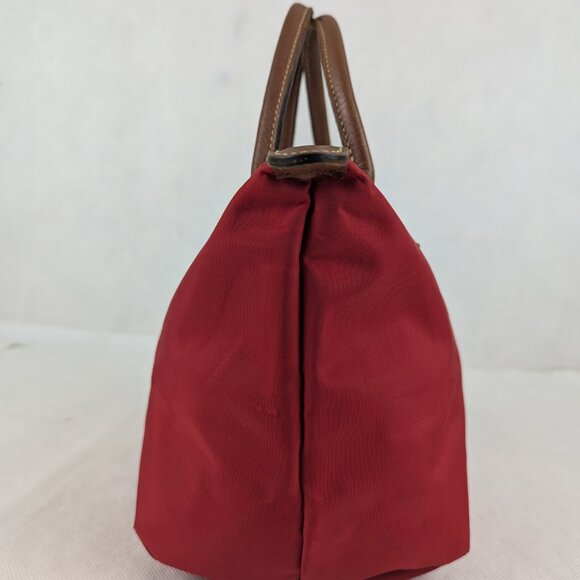 Used Longchamp Le Pliage Tote Bag Red – 100% Authentic, Classic Design! - Picture 7 of 16